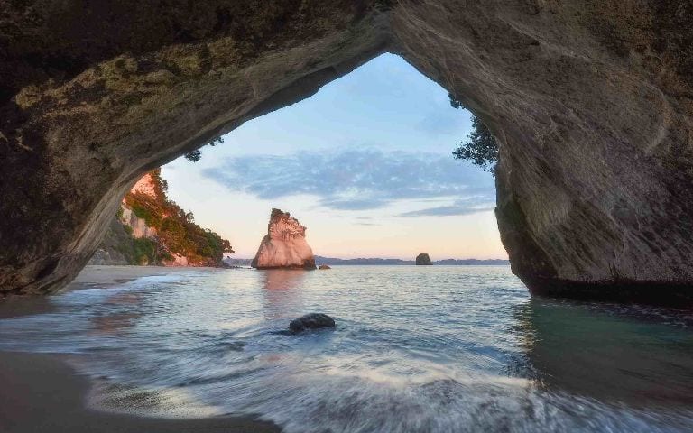 Cathedral Cove In Corormandel